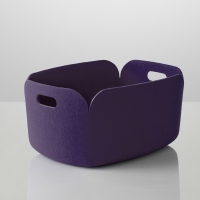 Panier de rangement en feutre - Violet